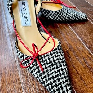 JIMMY CHOO HOUNDSTOOTH SIZE 37